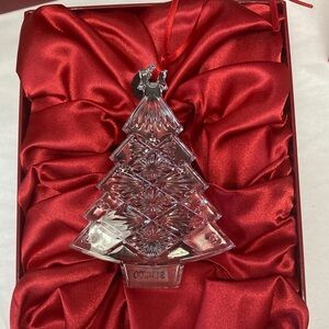 Waterford Crystal Clear Christmas Tree Ornament